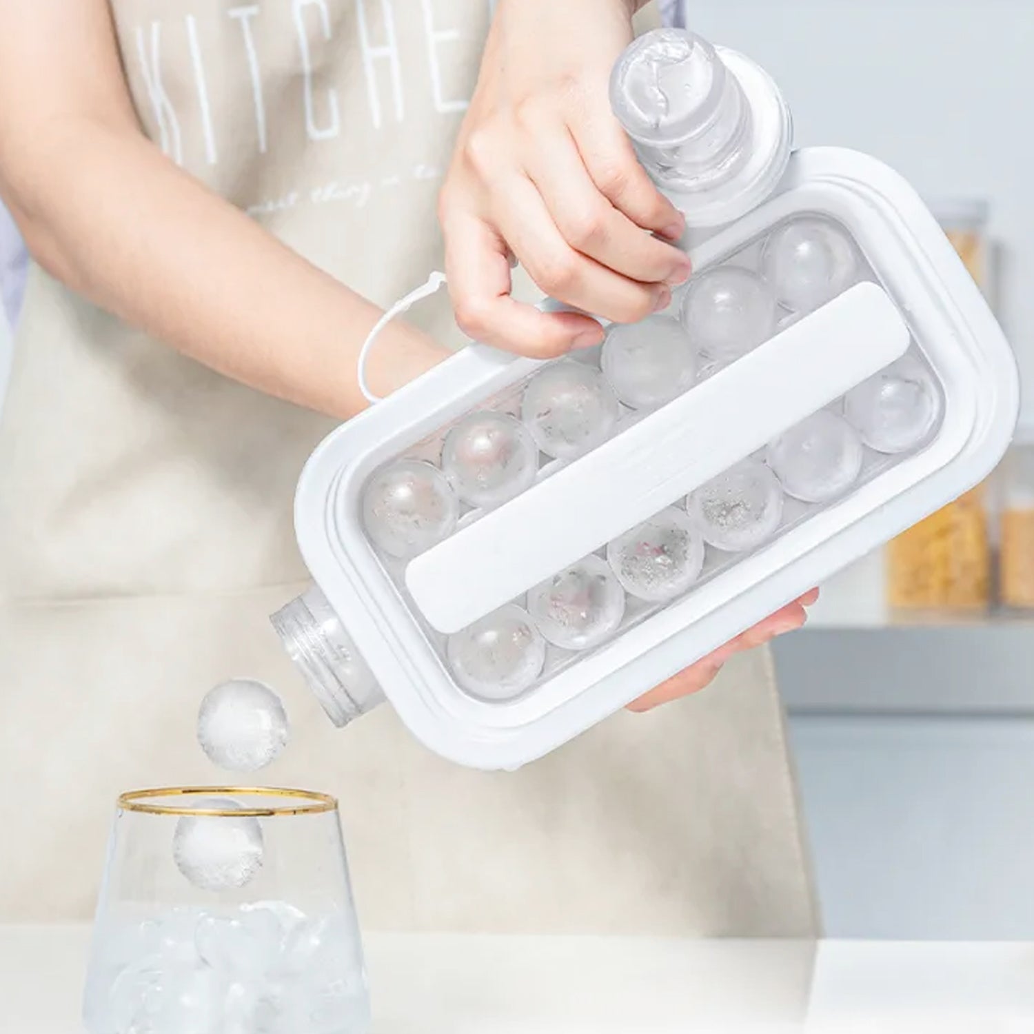 5359 Ice Tray Foldable Ice Cube Molds With Lid2-in-1 Ice Box Ice Cube Speeder Ice Ball Maker Ice Cube Making Bottle14-ice Balls For Outing Camping Hiking 5359 Ice Tray Foldable Ice Cube Molds With Lid2-in-1 Ice Box Ice Cube Speeder Ice Ball Maker Ice Cube Making Bottle14-ice Balls For Outing Camping Hiking
